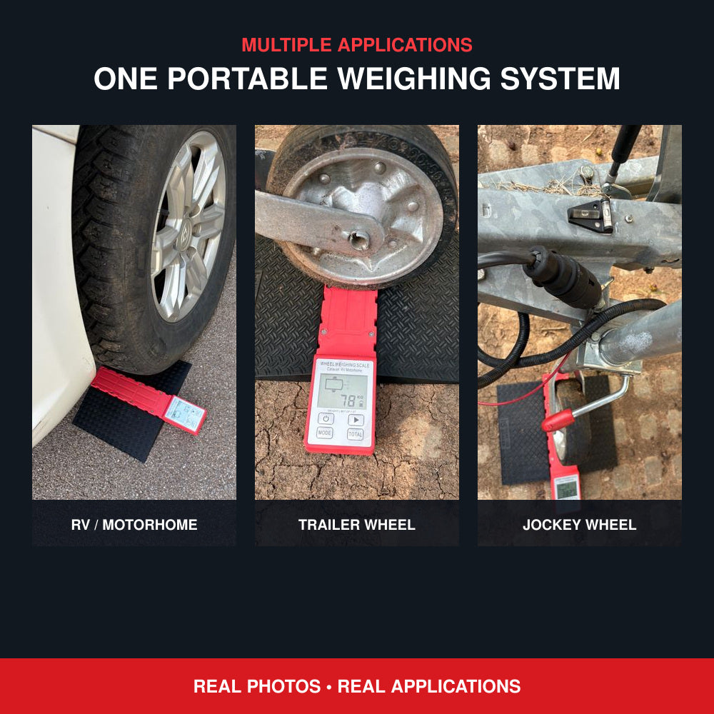 Vehicle Scales up to 1500 kg LCD Display OEM/ODM Option for Caravans & Motorhomes with Ramp Set