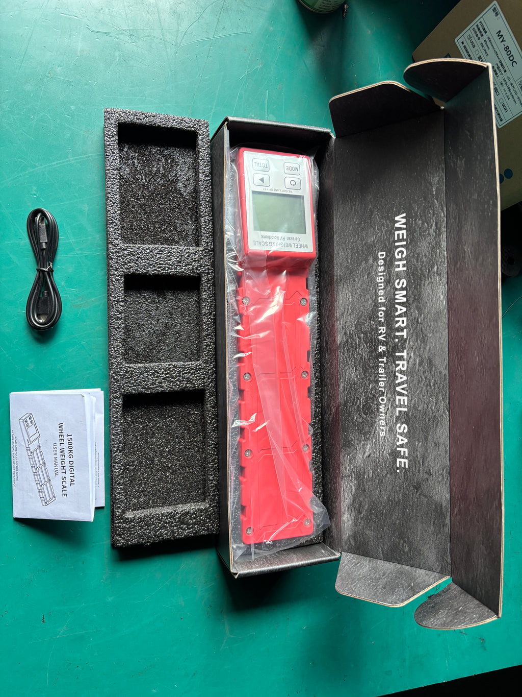 NexWeigh RVS-1500 Portable RV & Caravan Wheel Weighing Scale – Bluetooth 1500kg