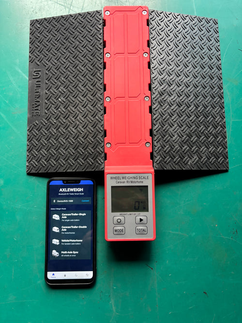 Vehicle Scales up to 1500 kg LCD Display OEM/ODM Option for Caravans & Motorhomes with Ramp Set