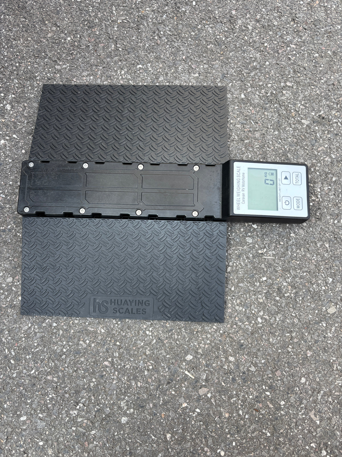 Digital LCD Wheel Weight Scale With APP 1kg Accuracy 1500KG Capacity Yellow 4WD Camper Motorhome RV Vehicle Load Scale OEM
