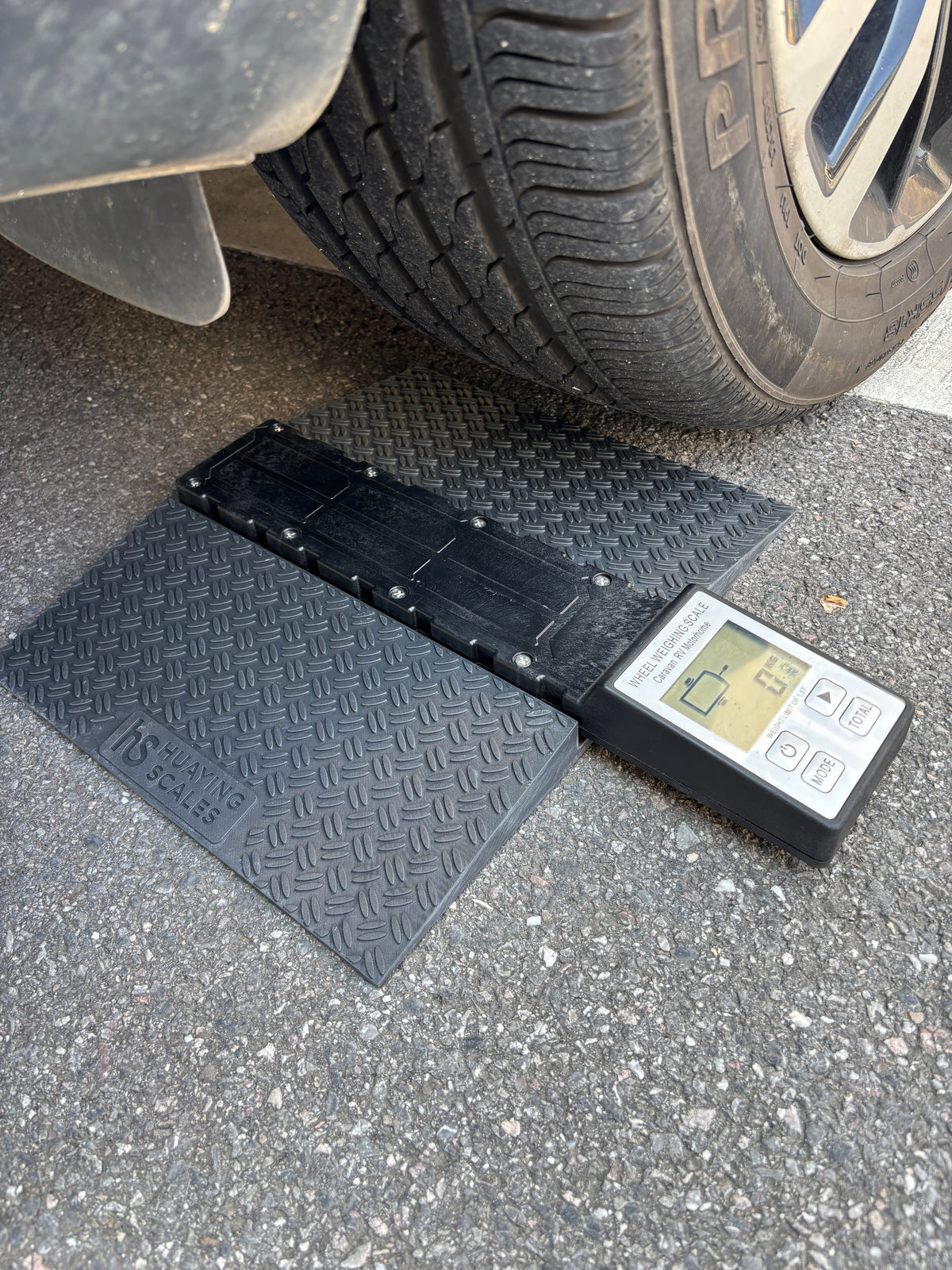 NexWeigh RVS-1500 Portable RV & Caravan Wheel Weighing Scale – Bluetooth 1500kg