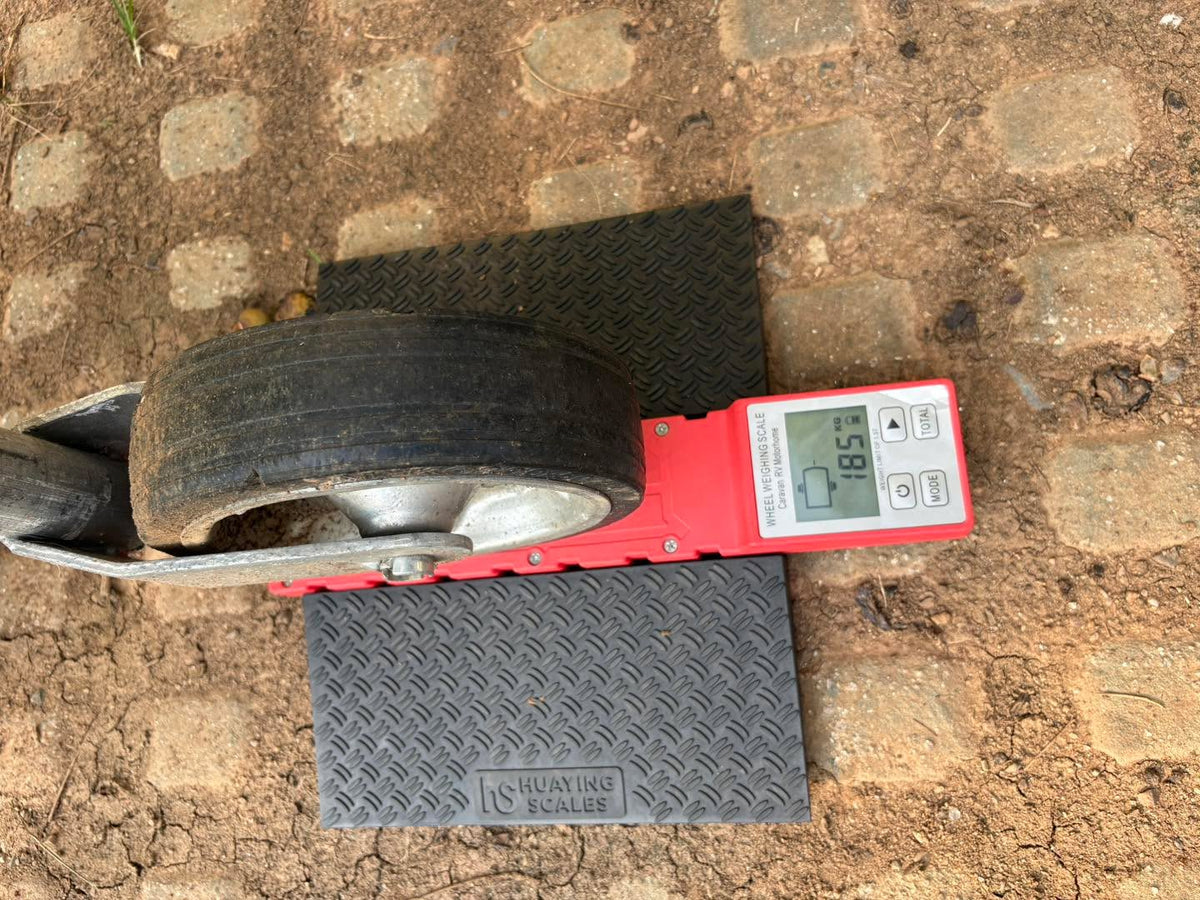 NexWeigh RVS-1500 Portable RV & Caravan Wheel Weighing Scale – Bluetooth 1500kg